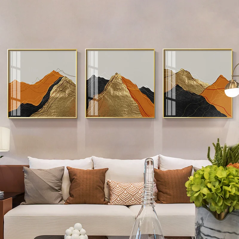 Abstract Landscape Canvas Painting Golden Orange Mountains Poster and Print Red Sun Yellow Moon Wall Art Pictures Home Decor
Abstract Landscape Canvas Painting Golden Orange Mountains Poster and Print Red Sun Yellow Moon Wall Art Pictures Home Decor