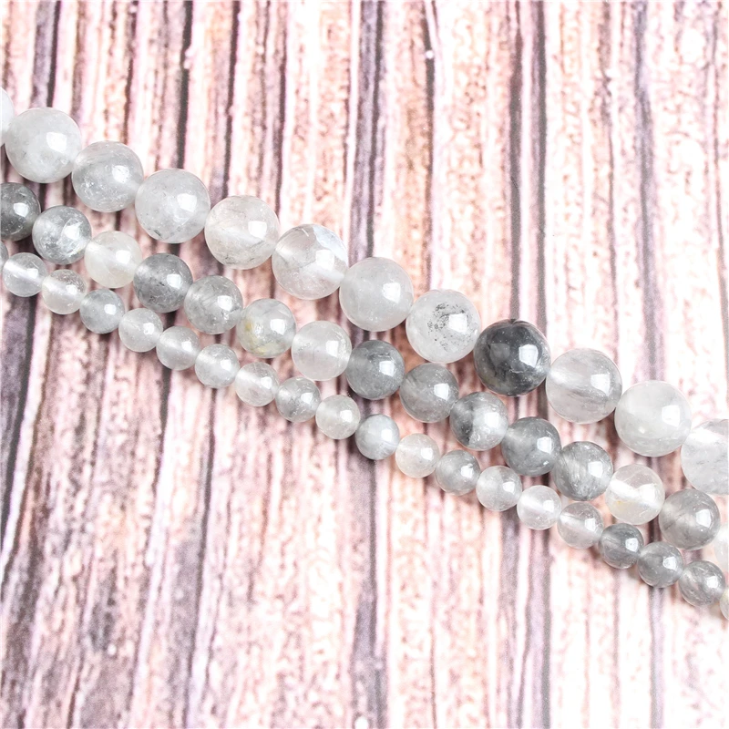 Cloud Crystal Natural stone beads round beads for jewelry making Diy necklace bracelet 4/6/8/10/12 MM
Cloud Crystal Natural stone beads round beads for jewelry making Diy necklace bracelet 4/6/8/10/12 MM