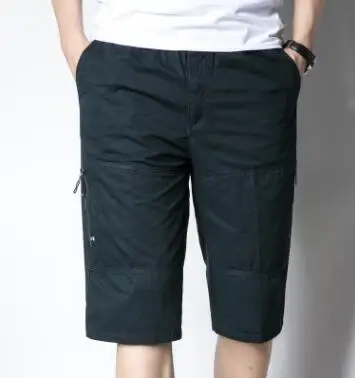 ZNG men's elastic waist-washing cotton casual shorts men's straight baggy pure color mid-trousers
ZNG men's elastic waist-washing cotton casual shorts men's straight baggy pure color mid-trousers