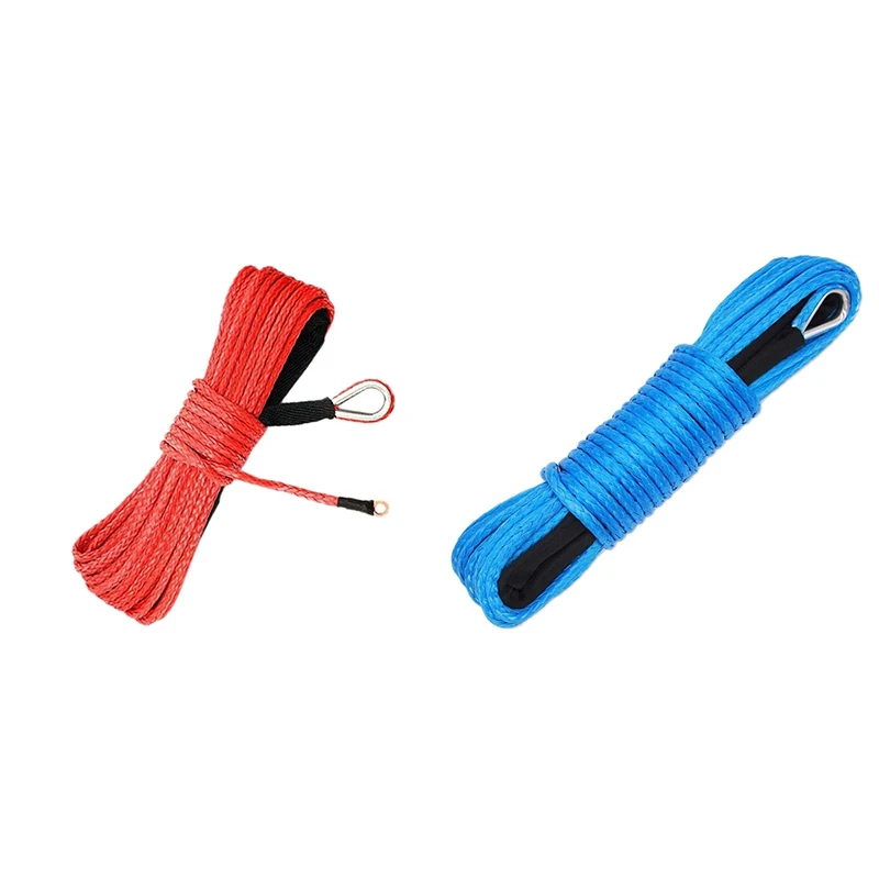 3/16 inch x 50 inch 7700 LBs Synthetic Winch Line Cable Rope with Protection Sleeve for ATV UTV
3/16 inch x 50 inch 7700 LBs Synthetic Winch Line Cable Rope with Protection Sleeve for ATV UTV
