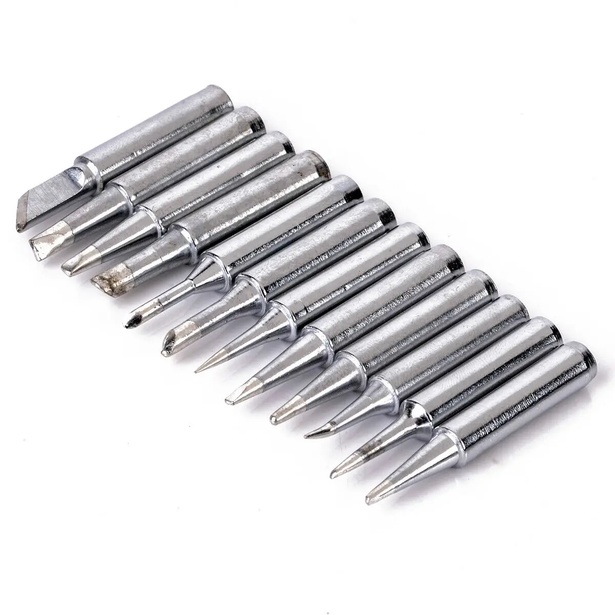 12pcs Soldering Iron Tips Electric 900M-T Welding Head Lead-free For Hakko 907 933 926 937 928 Station High Quality
12pcs Soldering Iron Tips Electric 900M-T Welding Head Lead-free For Hakko 907 933 926 937 928 Station High Quality