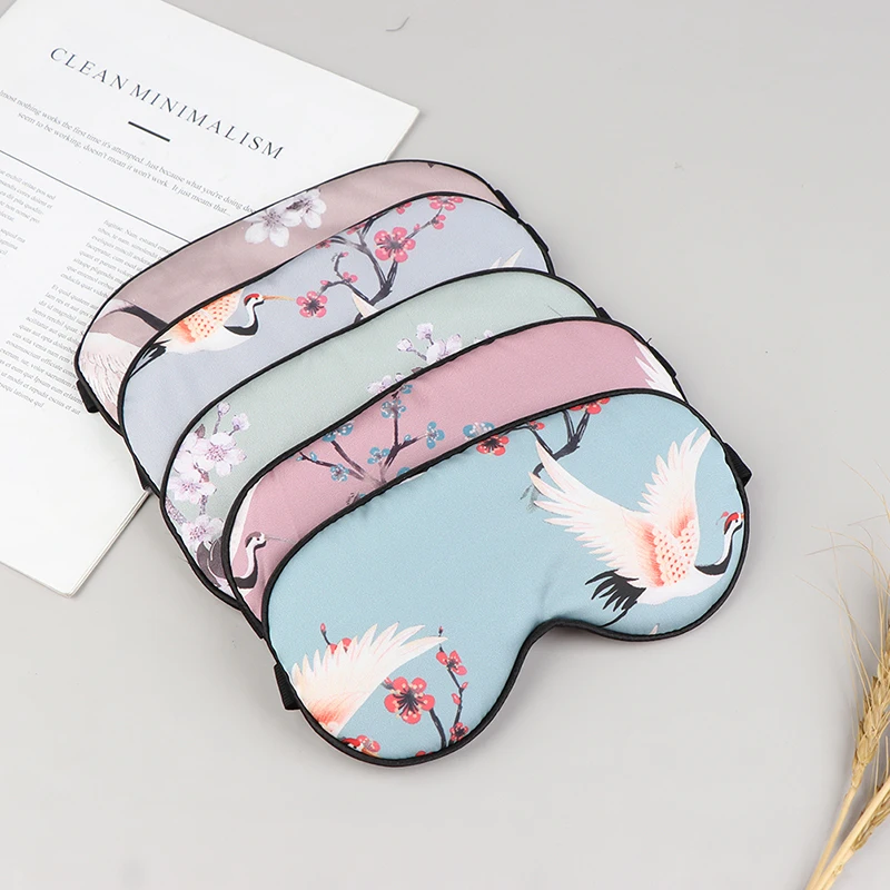Silk Sleeping Eye Mask Cover For Women Men Printing Eyepatch Crane Blindfold Portable Sleep Night Mask Relax Soft Para Dormir
Silk Sleeping Eye Mask Cover For Women Men Printing Eyepatch Crane Blindfold Portable Sleep Night Mask Relax Soft Para Dormir
