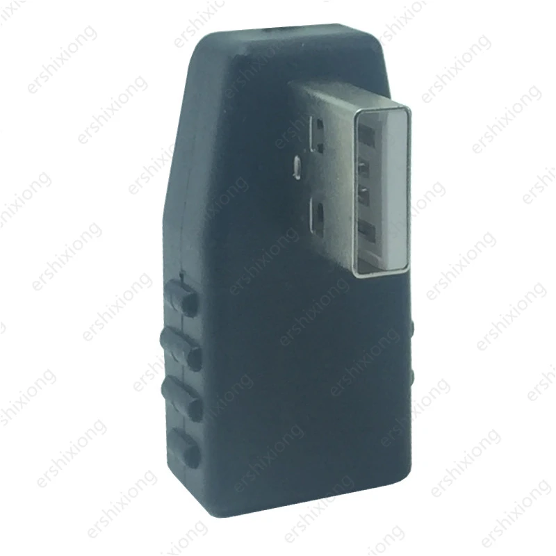 Адаптер для компьютерного кабеля USB M/F 90-градусный адаптер штекер-гнездо