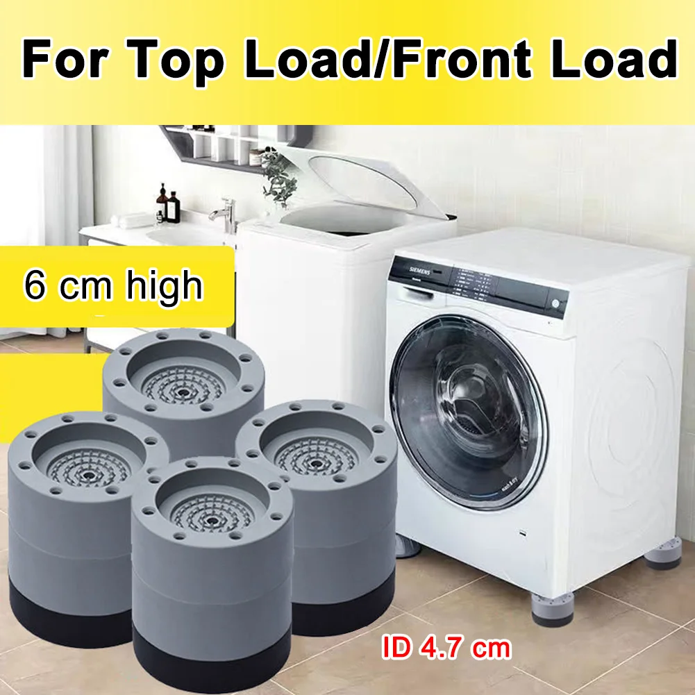 2/4pcs Round Washing Machine Universal Shockproof Foot Pad Rubber Mat Air Conditioner Refrigerator Base Fixed Non-slip Foot Pad
2/4pcs Round Washing Machine Universal Shockproof Foot Pad Rubber Mat Air Conditioner Refrigerator Base Fixed Non-slip Foot Pad