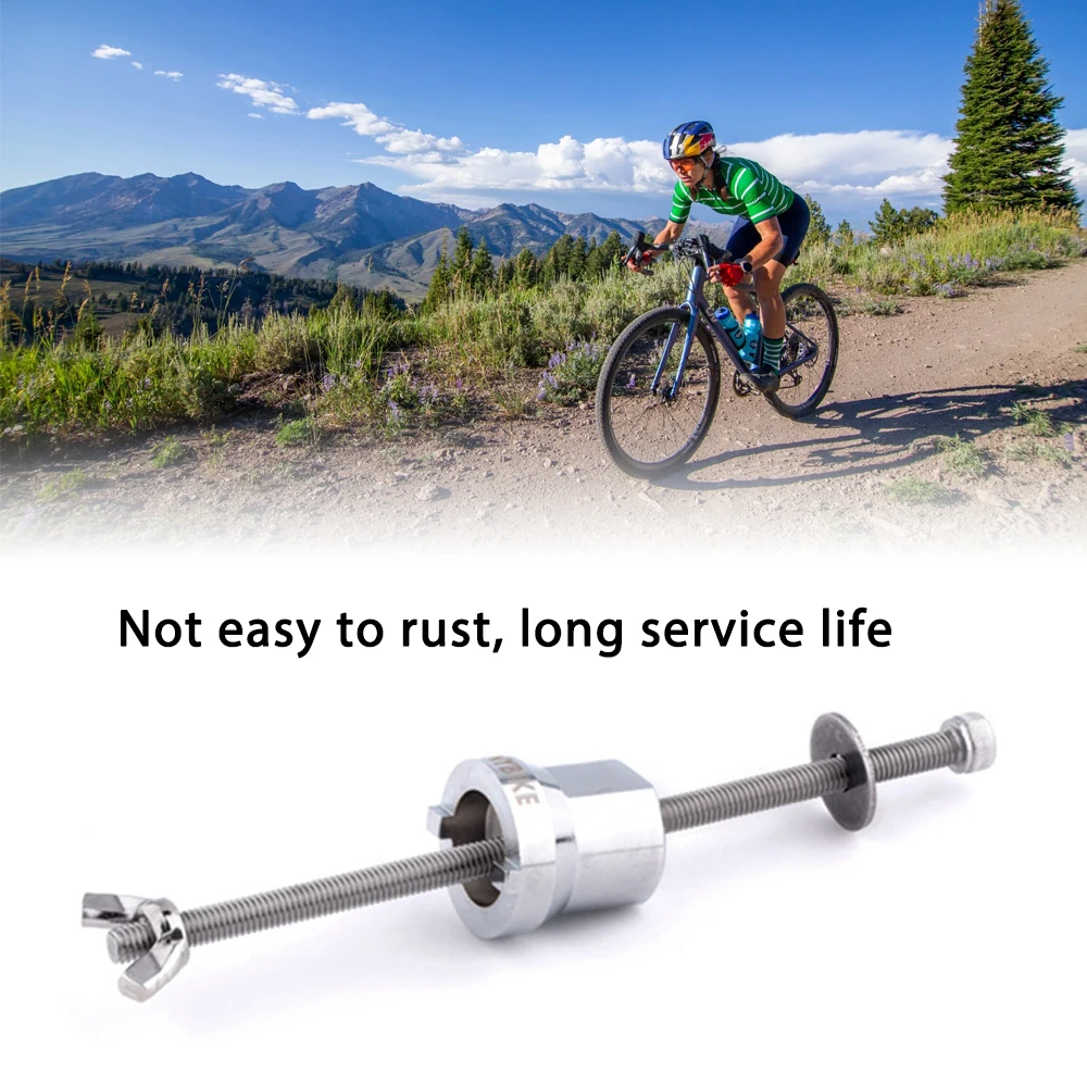 Bicycle Flywheel Hub Disassembly Tool With Steel Sleeve For Mountain Road Bike Slip Removed Repair Tower Base remove | Спорт и