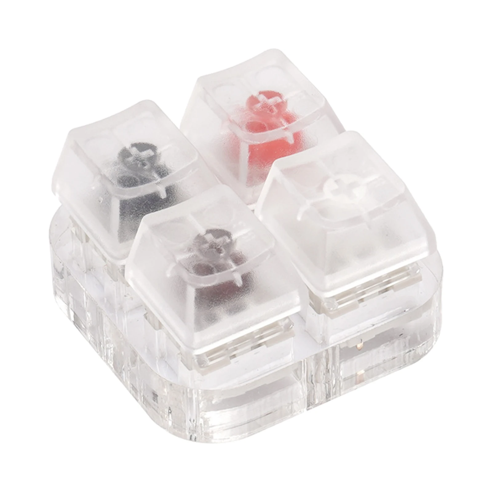 Инструмент для тестирования прозрачных колпачков клавиш, набор для клавиатуры с 4 кнопками переключателя для Kailh BOX
Инструмент для тестирования прозрачных колпачков клавиш, набор для клавиатуры с 4 кнопками переключателя для Kailh BOX