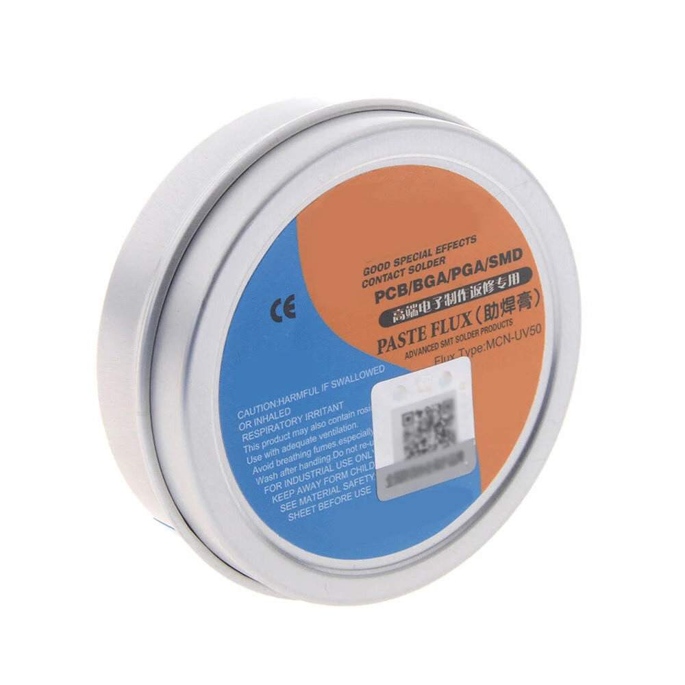 Welding Fluxes MCN-UV80 Paste Flux No-clean Soldering Tin BGA Solder Flux Soldering Fluxes Fad For Mobile Phone, PC Card
Welding Fluxes MCN-UV80 Paste Flux No-clean Soldering Tin BGA Solder Flux Soldering Fluxes Fad For Mobile Phone, PC Card