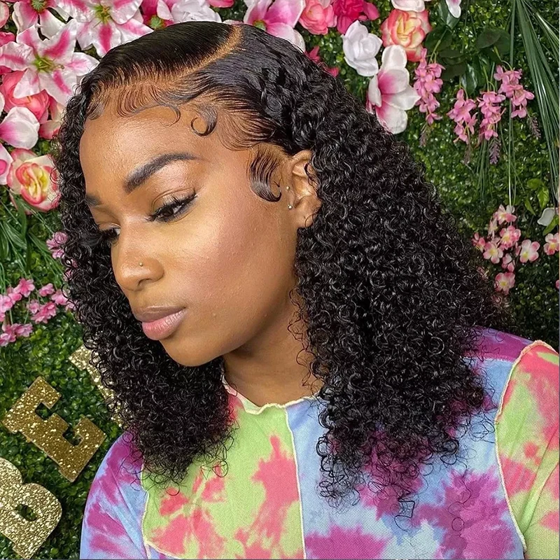 14 Inch Short Curly Human Wig Lace Frontal Human Hair Brazilian Human Wigs for Black Women Pre Plucked with Baby Deep Wave Hair
14 Inch Short Curly Human Wig Lace Frontal Human Hair Brazilian Human Wigs for Black Women Pre Plucked with Baby Deep Wave Hair
