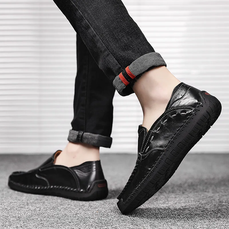 Leisure Shoes Men Casual Shoes Mens Causal Leather Fashion Zapatos Casuales Para Hombre Black 2020 New Breathable Men's
Leisure Shoes Men Casual Shoes Mens Causal Leather Fashion Zapatos Casuales Para Hombre Black 2020 New Breathable Men's