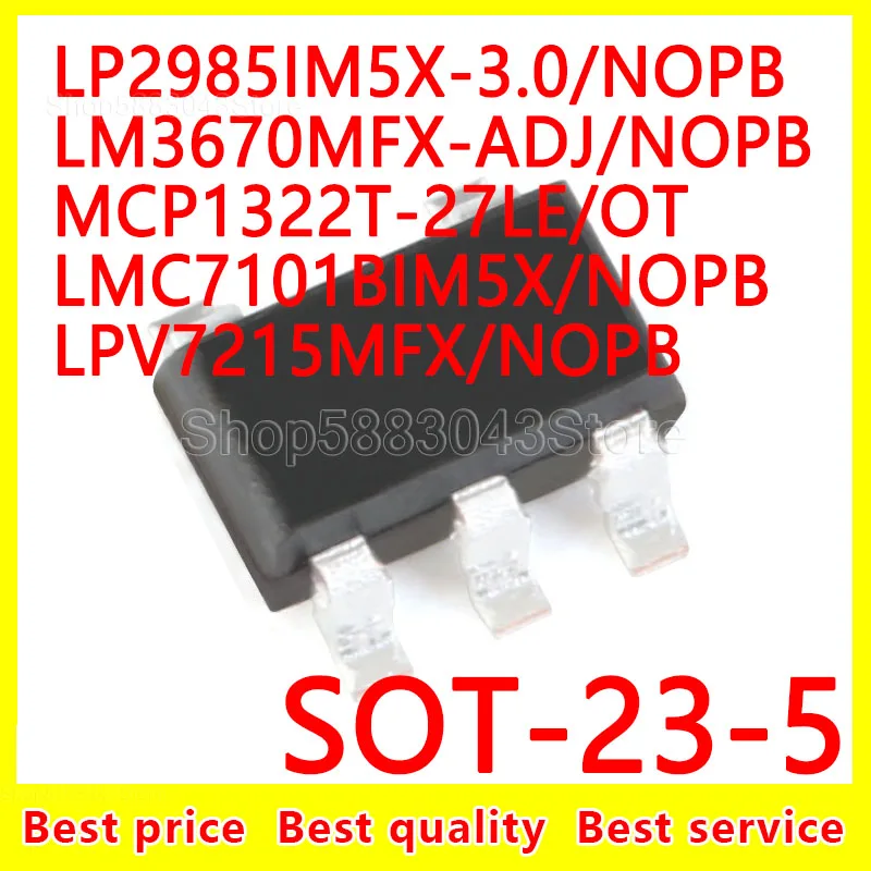 (10 шт.) новые оригинальные Фотоэлементы/OT LMC7101BIM5X/NOPB LPV7215MFX/NOPB SOT-23-5 фотоэлементов
(10 шт.) новые оригинальные Фотоэлементы/OT LMC7101BIM5X/NOPB LPV7215MFX/NOPB SOT-23-5 фотоэлементов