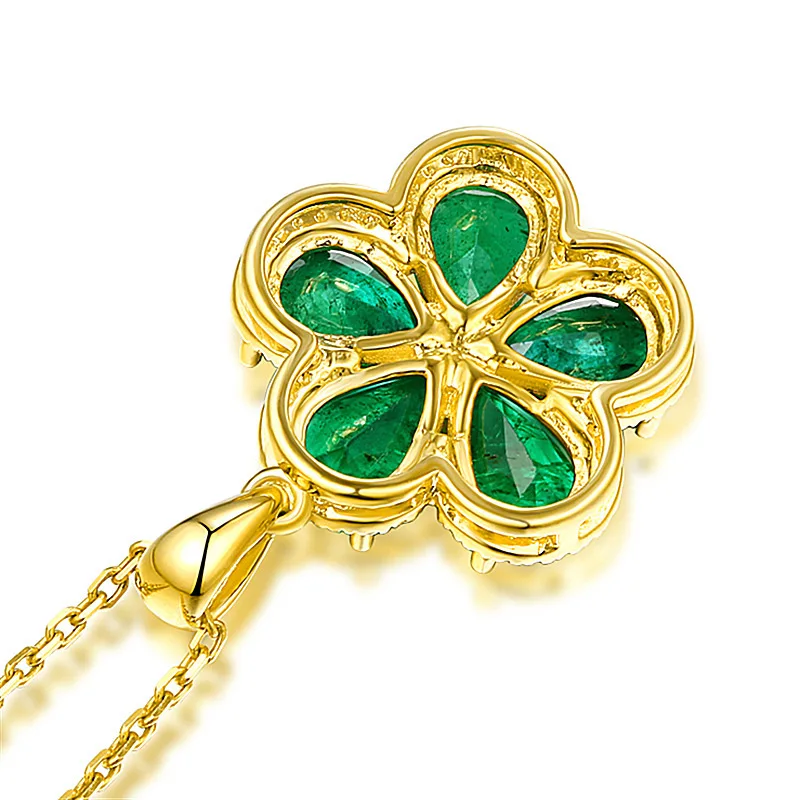 Exquisite Gold Five Petal Flower Green Crystal Pendant Necklace Charm Gems Clavicle Chain Bridal Wedding Engagement Jewelry
Exquisite Gold Five Petal Flower Green Crystal Pendant Necklace Charm Gems Clavicle Chain Bridal Wedding Engagement Jewelry
