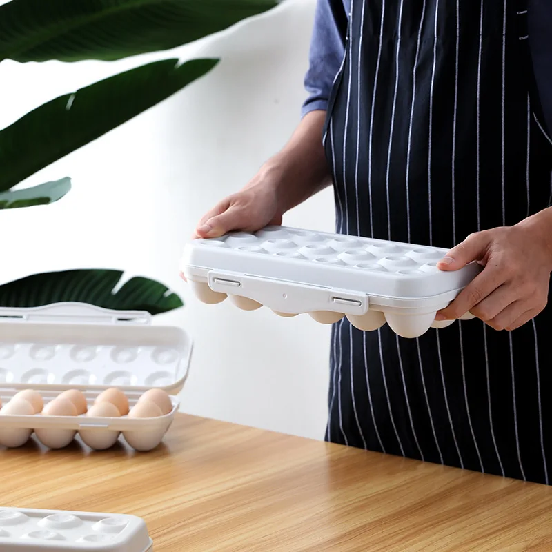 12/18 Grid Eggs Holder Container Organizer Anti-collision Damage Buckle Type Stackable Egg Storage Box Kitchen Accessories
12/18 Grid Eggs Holder Container Organizer Anti-collision Damage Buckle Type Stackable Egg Storage Box Kitchen Accessories