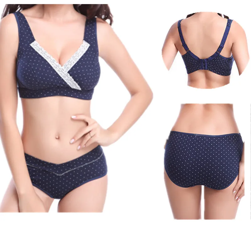 Cotton Maternity Bra+Panties sets Nursing Bras Pregnancy Women Underwear Feeding Breastfeeding Nursing Bra Underwear Clothing
Cotton Maternity Bra+Panties sets Nursing Bras Pregnancy Women Underwear Feeding Breastfeeding Nursing Bra Underwear Clothing