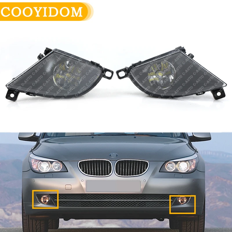 Car Front Bumper Grille Driving Fog Light Lamp Replacement For BMW 5 Series E60 E61 520d 520i 523li 525li 530li 2007 2008 2009
Car Front Bumper Grille Driving Fog Light Lamp Replacement For BMW 5 Series E60 E61 520d 520i 523li 525li 530li 2007 2008 2009
