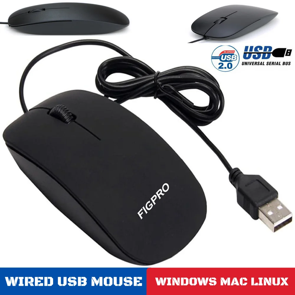 Проводная оптическая Usb-мышь для ПК, ноутбука, компьютера, MAC, WINDOWS, LINUX, колесо прокрутки...
Проводная оптическая Usb-мышь для ПК, ноутбука, компьютера, MAC, WINDOWS, LINUX, колесо прокрутки...