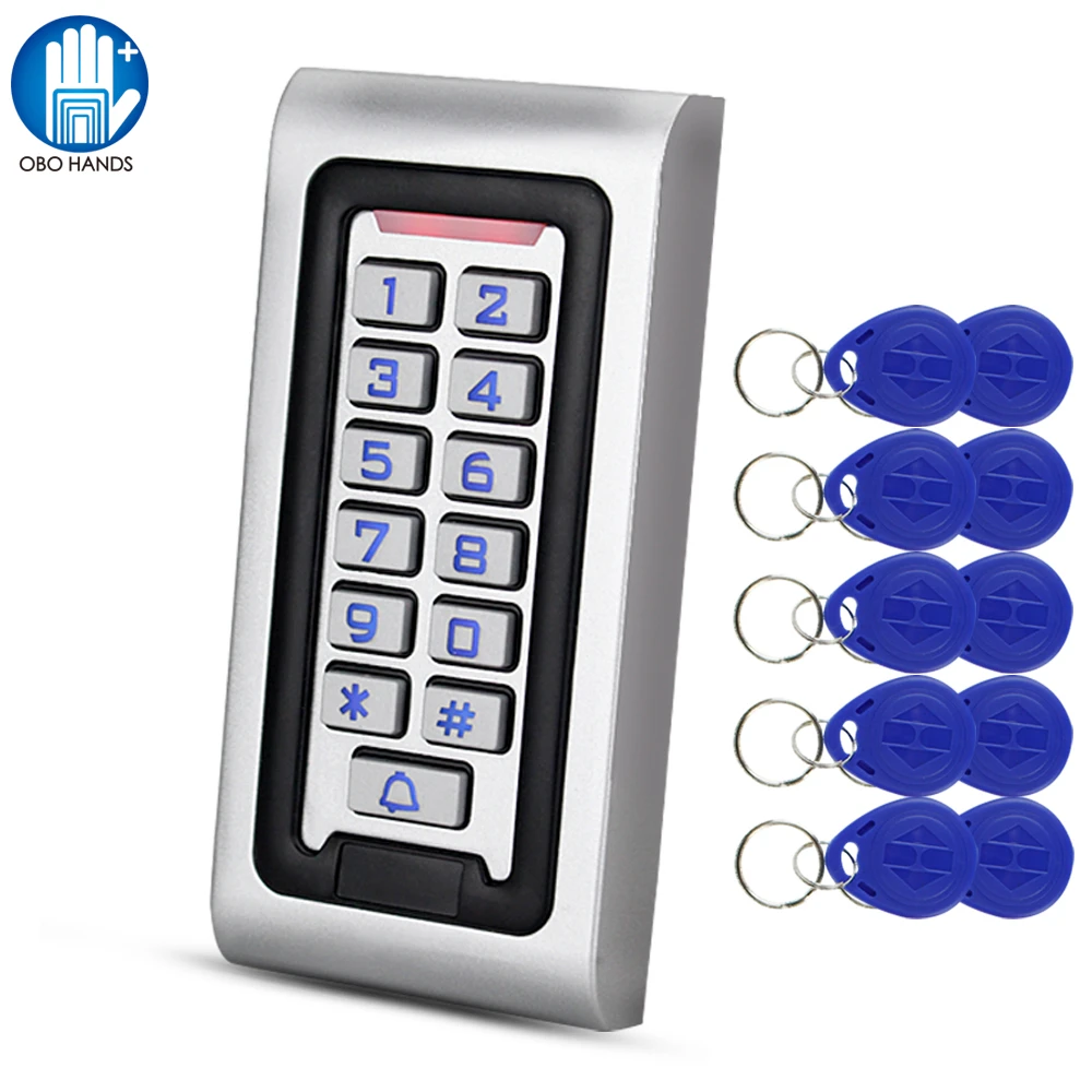 Наружная водостойкая клавиатура IP68 с контролем доступа 125 кГц RFID Клавиатура