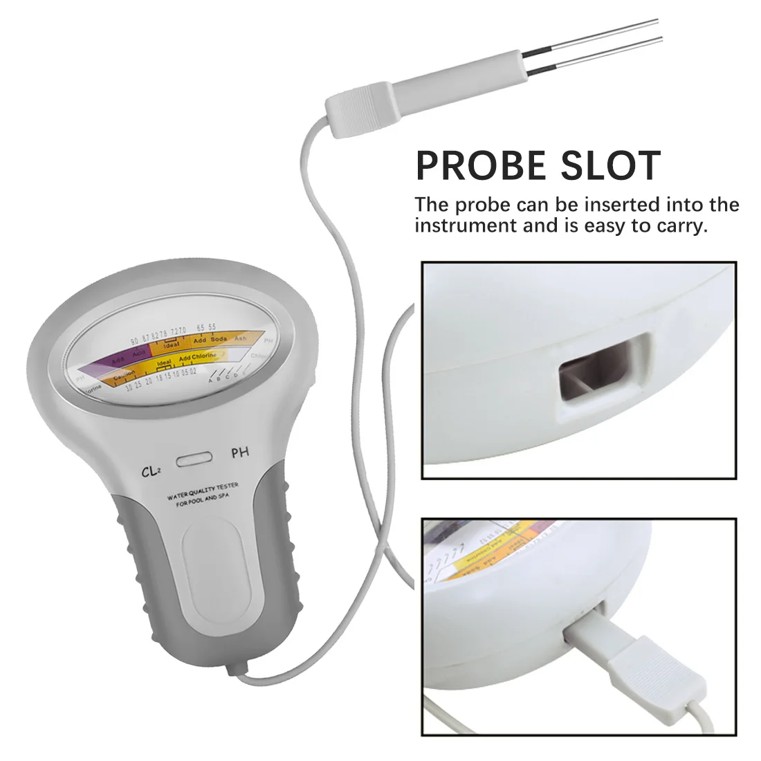 2 In 1 PH Chlorine Tester Pc-101 PH Tester Chlorine Water Quality Tester Portable Swimming Pool Aquarium
2 In 1 PH Chlorine Tester Pc-101 PH Tester Chlorine Water Quality Tester Portable Swimming Pool Aquarium