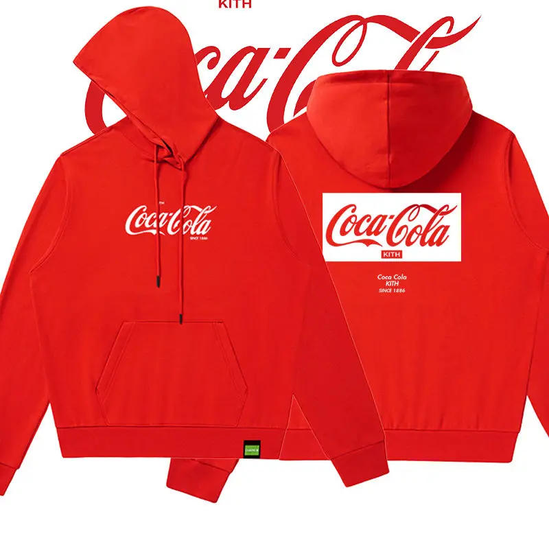 Coca Cola Fashion Brand Co branded men's and women's street fashion couple's Hoodie casual coat women's sweater
Coca Cola Fashion Brand Co branded men's and women's street fashion couple's Hoodie casual coat women's sweater