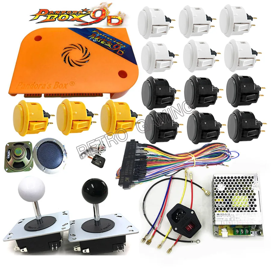 Оригинальный DIY kit Pandora Box 9D 2222 в 1 аркадная доска для игры jamma sanwa Джойстик кнопка