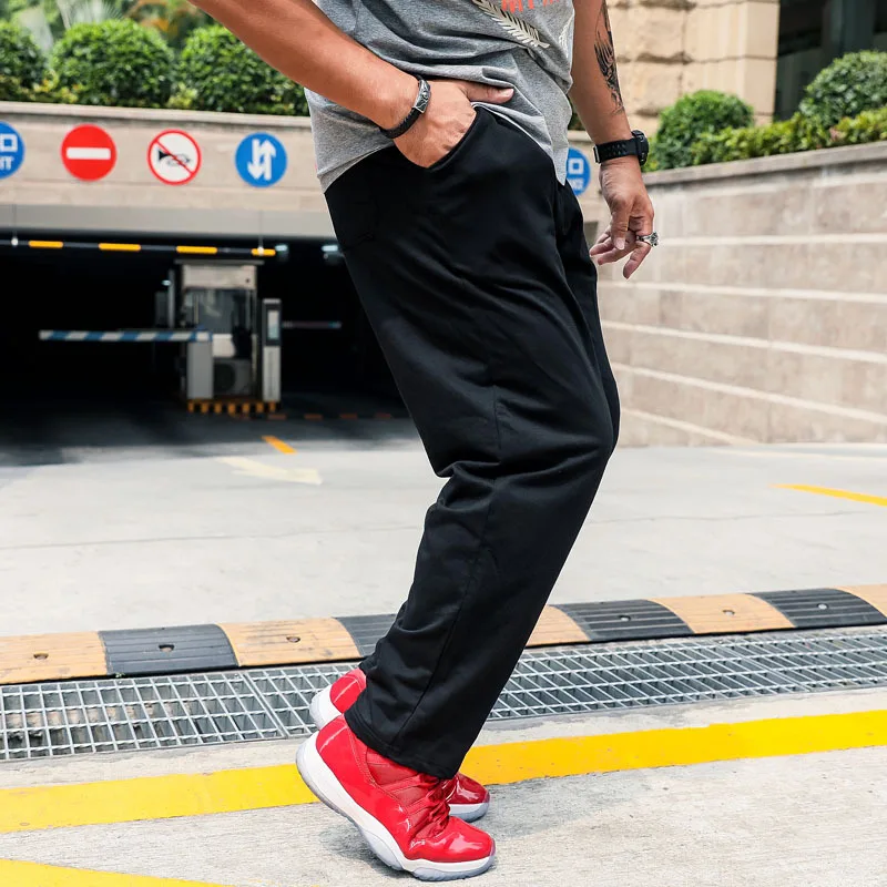 Spring Men's Pants Large Size Loose Waist Sports Pants Loose Straight Pins Two Options Plus Size Mens Clothing Men Pants
Spring Men's Pants Large Size Loose Waist Sports Pants Loose Straight Pins Two Options Plus Size Mens Clothing Men Pants