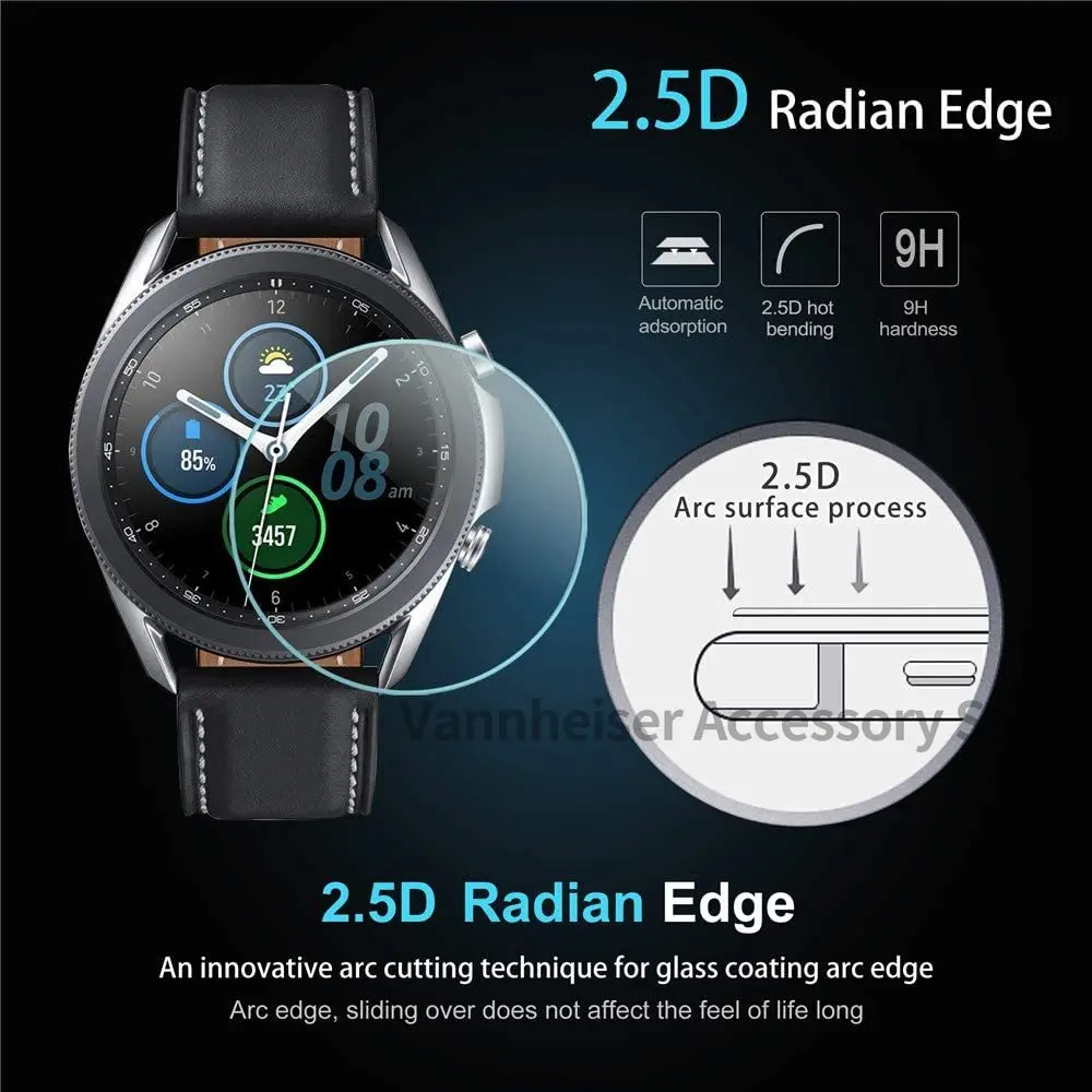 Закаленное стекло премиум-класса 9H для Samsung Galaxy Watch 3 41 мм и 45 мм, Защитная пленка для экрана против царапин, аксессуары для умных часов
Закаленное стекло премиум-класса 9H для Samsung Galaxy Watch 3 41 мм и 45 мм, Защитная пленка для экрана против царапин, аксессуары для умных часов