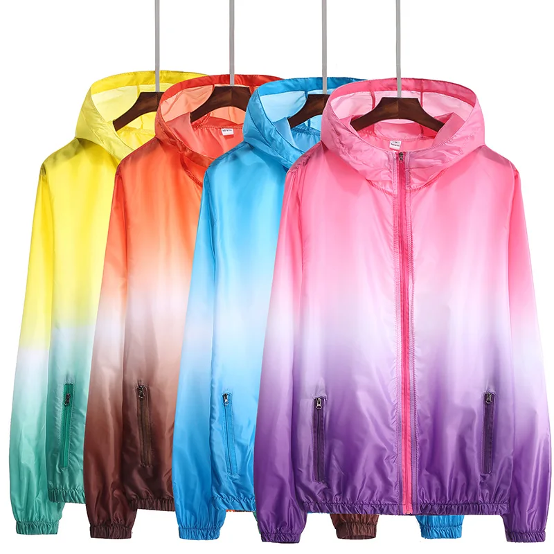 Patchwork Camping Raincoat Women Jacket Hooded Sunscreen Rash Guards Windbreaker suit Sport with Pocket Sun Protection Clothing
Patchwork Camping Raincoat Women Jacket Hooded Sunscreen Rash Guards Windbreaker suit Sport with Pocket Sun Protection Clothing