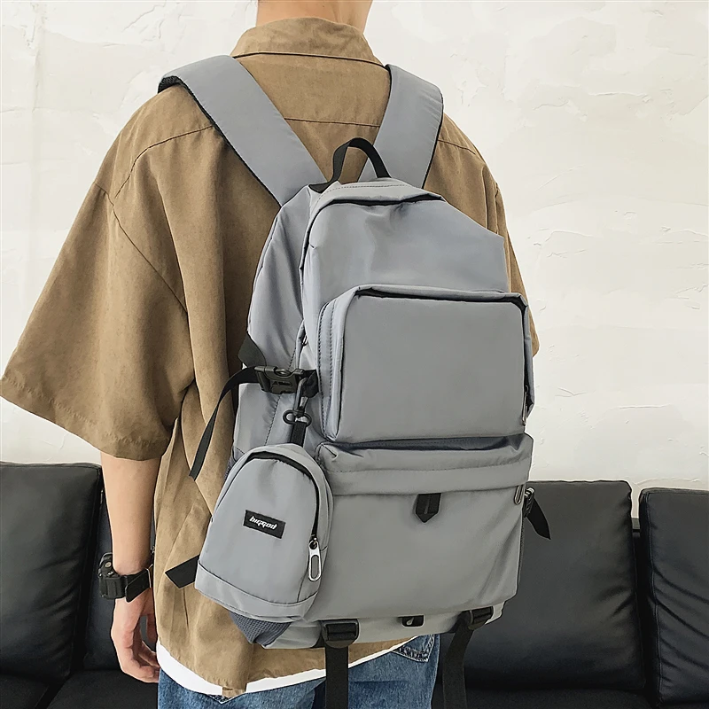 SB369 2021 schoolbag male Korean version of high school students tide brand large capacity female Japanese backpack
SB369 2021 schoolbag male Korean version of high school students tide brand large capacity female Japanese backpack