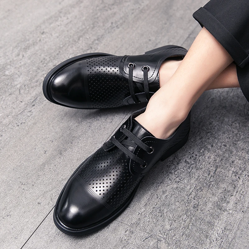 Mens Lace Up dress Leather Black Wedding Shoes men luxury Brand Classic Man Dress Shoes business party Formal Shoes men fashion
Mens Lace Up dress Leather Black Wedding Shoes men luxury Brand Classic Man Dress Shoes business party Formal Shoes men fashion
