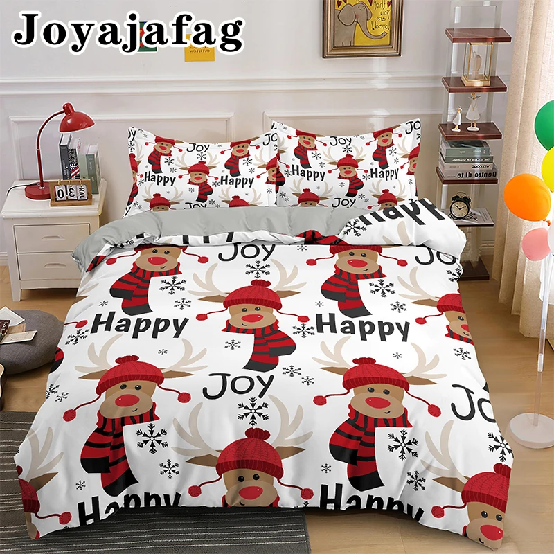 Happy New Year Bedding Set Christmas Deer Duvet Cover And 1/2pcs Pilloecase Queen King Twin Size Comforter Covers For Kids Adult
Happy New Year Bedding Set Christmas Deer Duvet Cover And 1/2pcs Pilloecase Queen King Twin Size Comforter Covers For Kids Adult