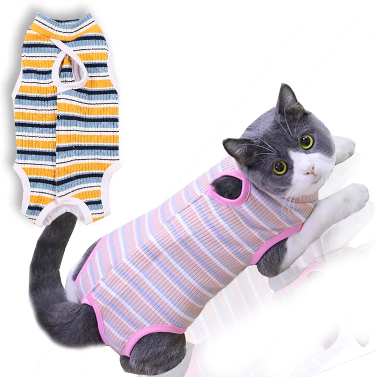 Cat Recovery Suit Cotton Clothes Sterilization Surgery Clothing Breathable Physiological Clothes Anti Pet Licking Wound Clothes
Cat Recovery Suit Cotton Clothes Sterilization Surgery Clothing Breathable Physiological Clothes Anti Pet Licking Wound Clothes