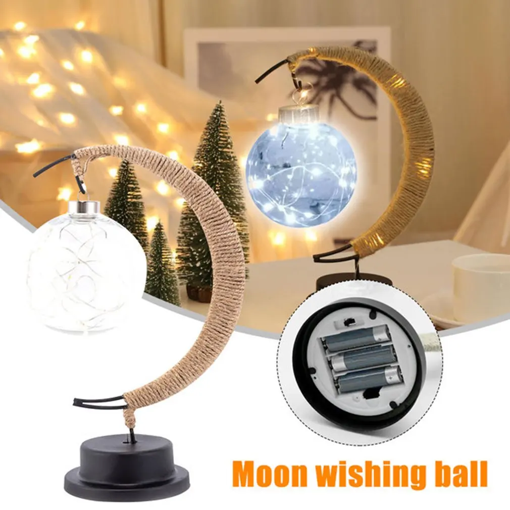 LED Moon Sepak Takraw Lamp Line Rattan Handmade Hemp Rope Wrought Iron Night Light Home Decoration Sleeping Lantern Light
LED Moon Sepak Takraw Lamp Line Rattan Handmade Hemp Rope Wrought Iron Night Light Home Decoration Sleeping Lantern Light