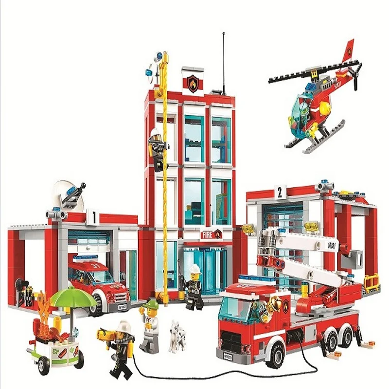 In Stock 958pcs Lepining City Series 60110 The Fire Station Model Building Block Brick Toy for Children Christmas Gift
In Stock 958pcs Lepining City Series 60110 The Fire Station Model Building Block Brick Toy for Children Christmas Gift