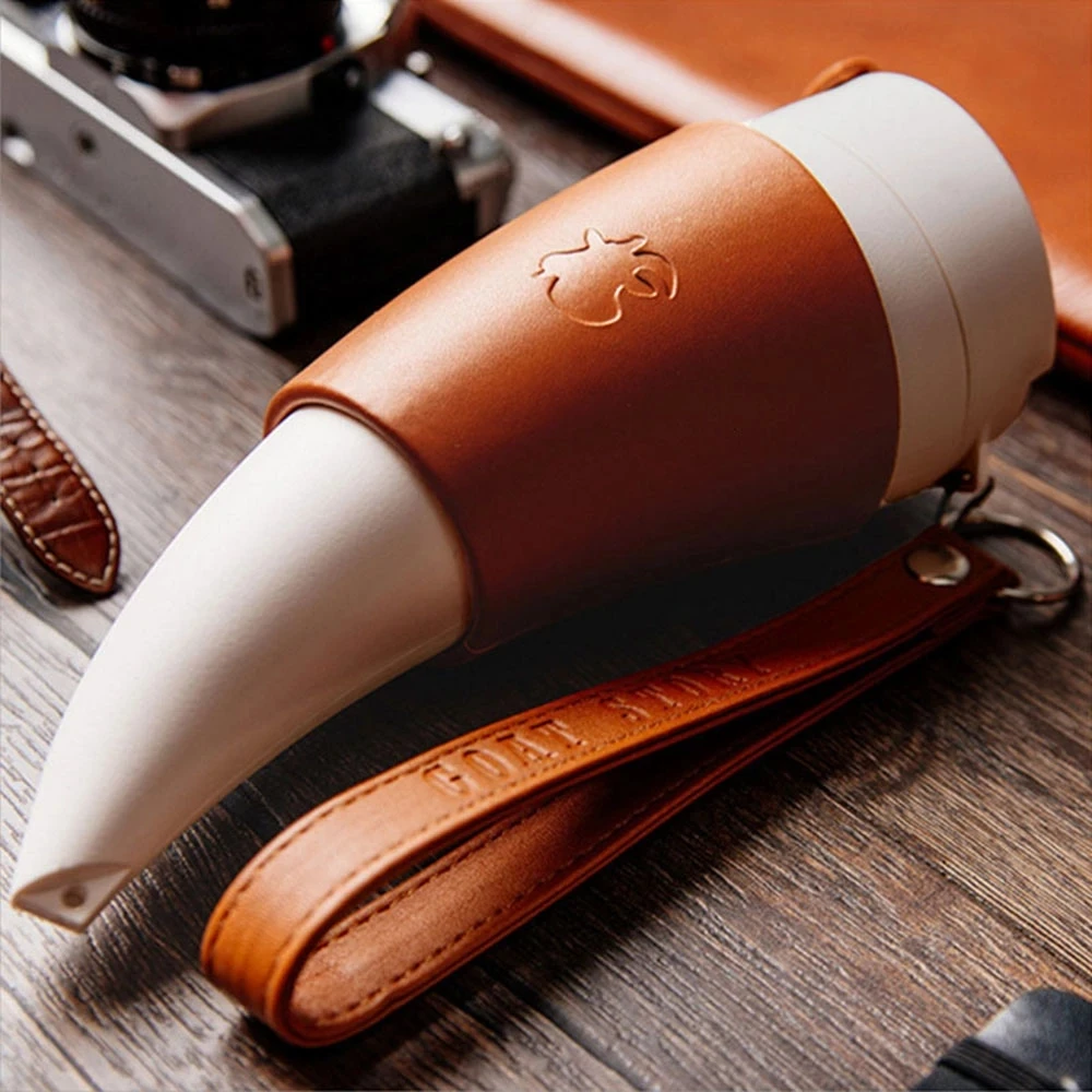 Creative Goat Horns Coffee Mug Couple Retro Style Unique Cup Stainless Steel Vacuum Cups Couple Hand-Held Insulated Water Cup
Creative Goat Horns Coffee Mug Couple Retro Style Unique Cup Stainless Steel Vacuum Cups Couple Hand-Held Insulated Water Cup