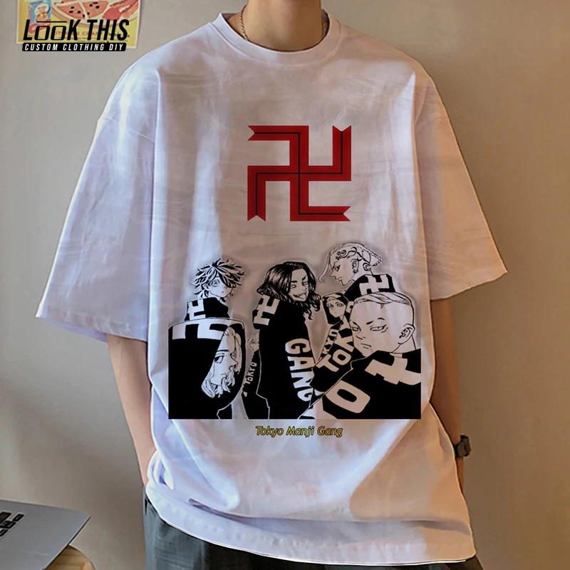 Tokyo Avengers Japan 3D Manga T-shirts Hot Sale Harajuku T-shirt Men's Oversized T-shirt with Male Cartoon Short Sleeves Tees
Tokyo Avengers Japan 3D Manga T-shirts Hot Sale Harajuku T-shirt Men's Oversized T-shirt with Male Cartoon Short Sleeves Tees