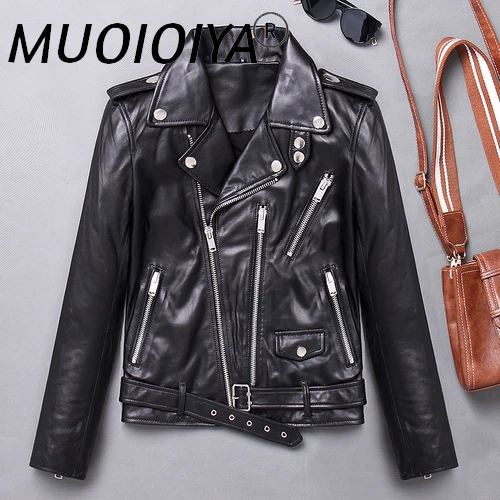 Streetwear 100% Real Leather Coat Female Natural Sheepskin Coat Women Moto Genuine Leather Jacket Winter Autumn Coats 176
Streetwear 100% Real Leather Coat Female Natural Sheepskin Coat Women Moto Genuine Leather Jacket Winter Autumn Coats 176