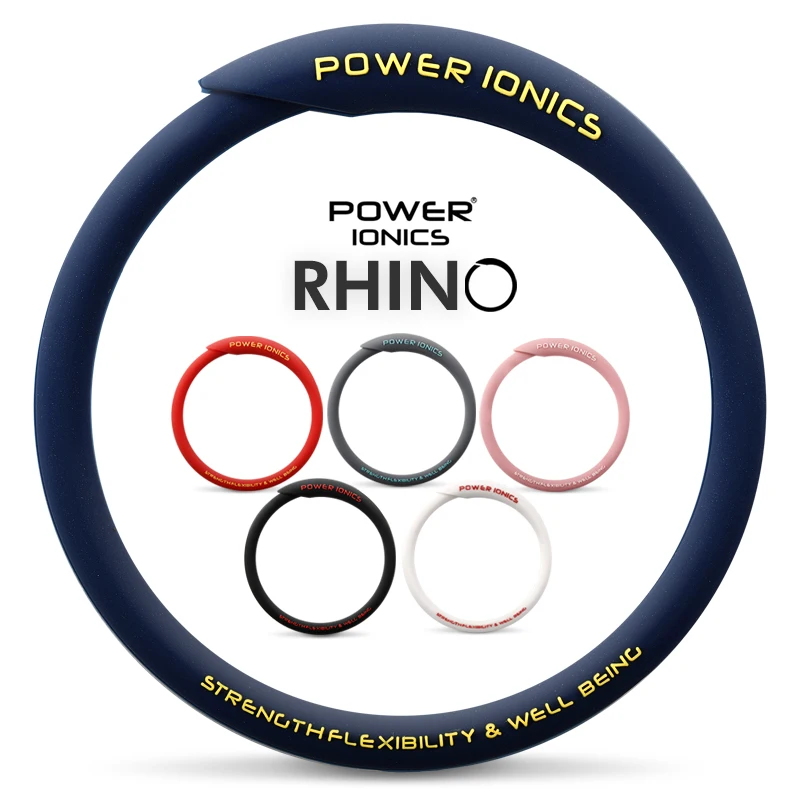 New Power Ionics Rhino Men Women men 2000Ions Waterproof Sports браслеты на запястья Energy Balance Body | Украшения и
