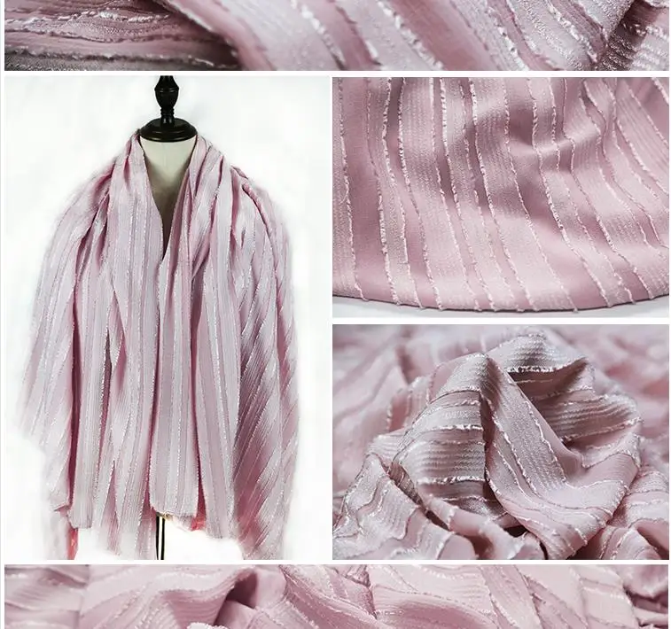 Super beautiful stripe texture chiffon fabric pink drape cut jacquard clothing hand made DIY Chinese clothing fabric
Super beautiful stripe texture chiffon fabric pink drape cut jacquard clothing hand made DIY Chinese clothing fabric