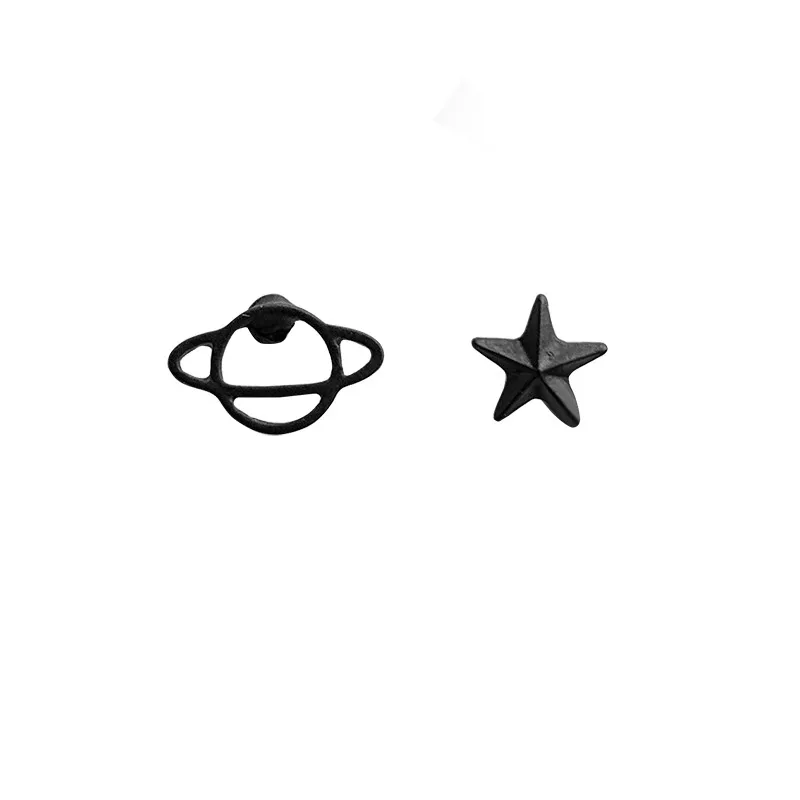 New Fashion Contracted Hip-Hop Personality Asymmetric Geometry Black Metal Stud Earrings Small Female Jewelry, Gift Accessories
New Fashion Contracted Hip-Hop Personality Asymmetric Geometry Black Metal Stud Earrings Small Female Jewelry, Gift Accessories