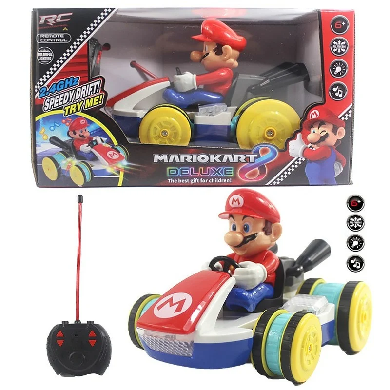 New Super Mario Brothers Remote Control Model Car Toy Action Doll Collection Birthday Christmas Gift | Игрушки и хобби