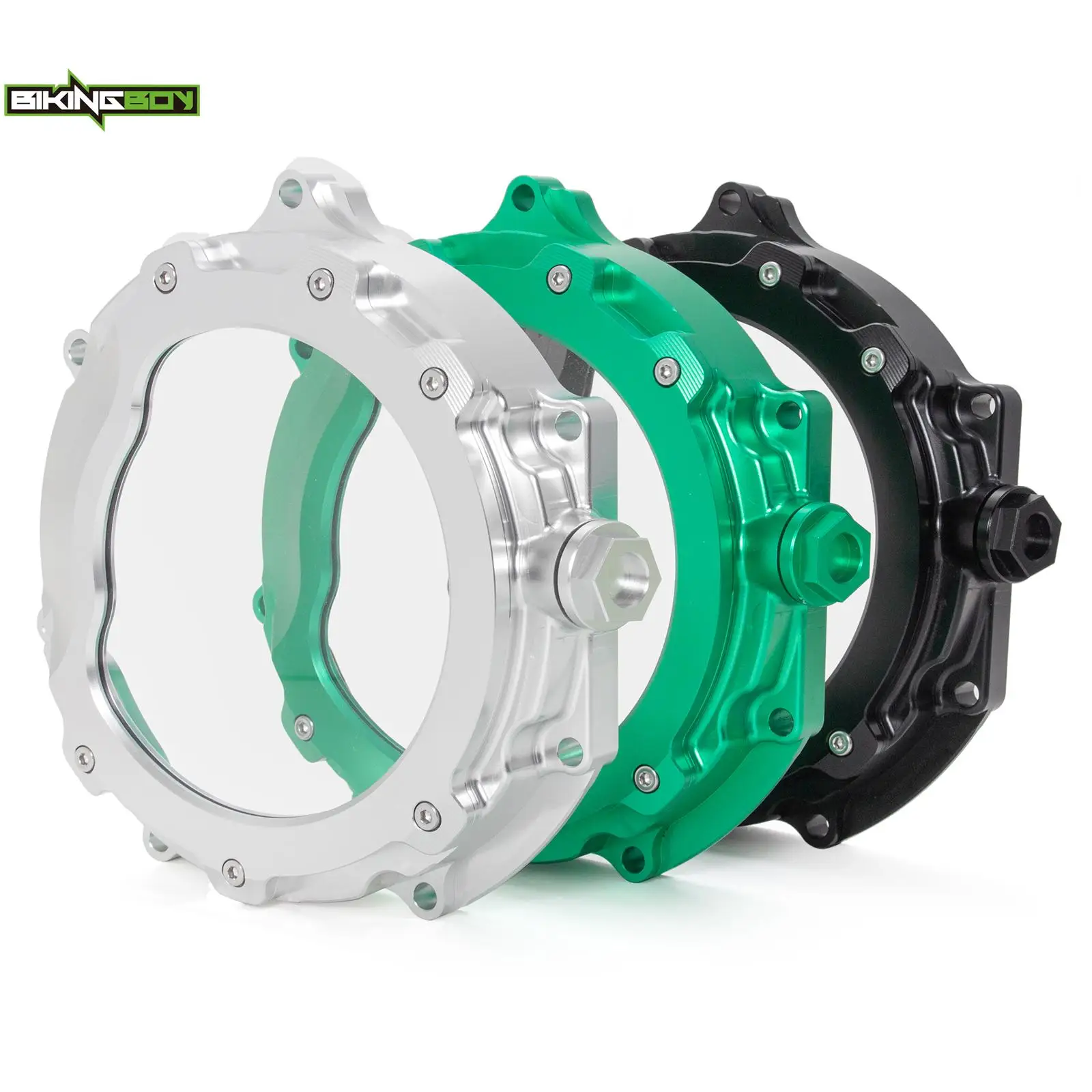 

BIKINGBOY Clutch Cover For Kawasaki KFX 450 R 08 09 10 11 12 13 14 OEM 14032-0563 Aluminium Alloy Clean KFX450R