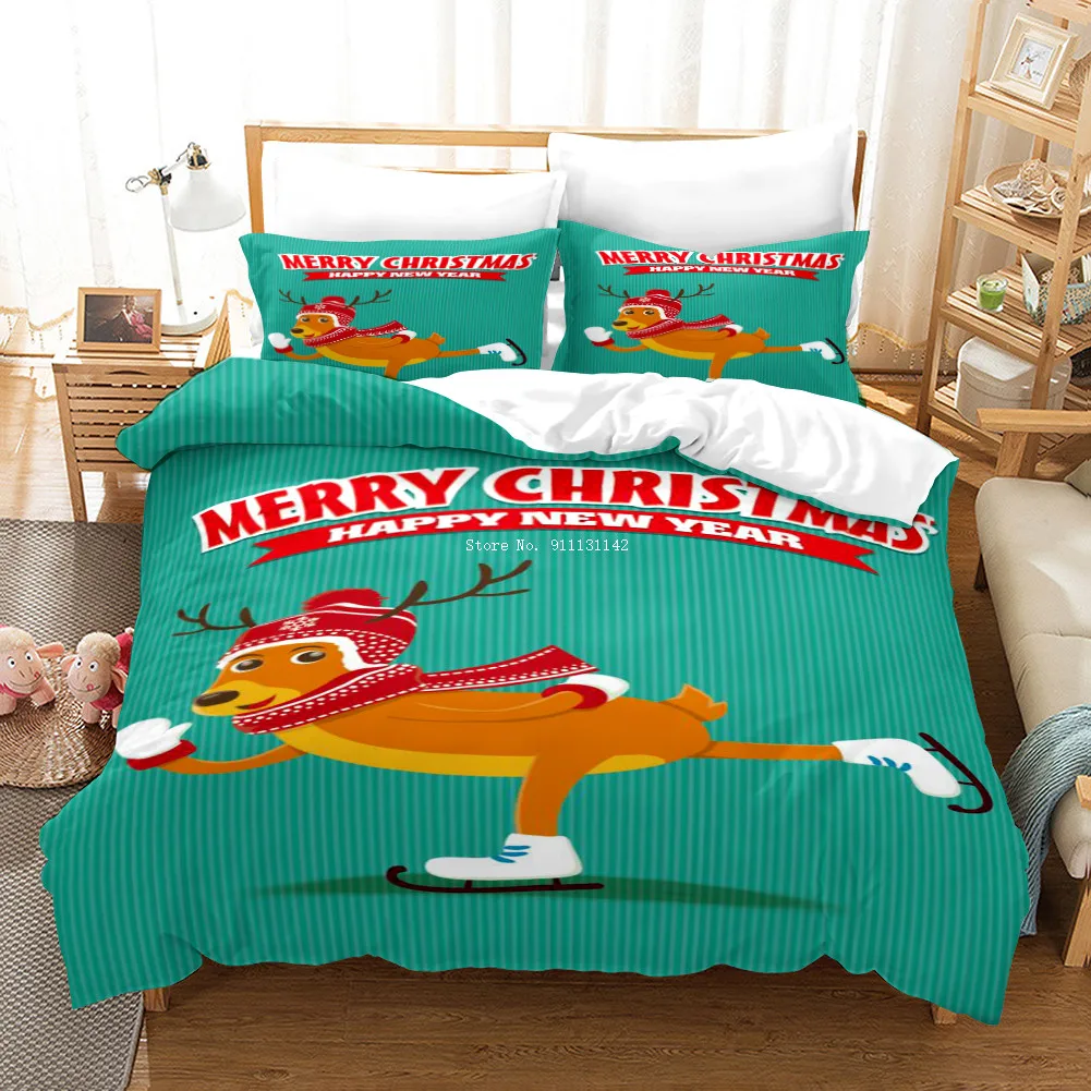 Fashion Christmas Series Bedding Set King Queen Large Size King Bed 3D Down Quilt Cover Pillowcase Children's Bedding
Fashion Christmas Series Bedding Set King Queen Large Size King Bed 3D Down Quilt Cover Pillowcase Children's Bedding