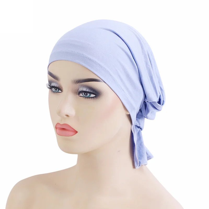 New Elastic Headscarf Cap Pure Color Ethnic Style Chemotherapy Cap Baotou Cap Muslim Headscarf Turbans For Women Turban
New Elastic Headscarf Cap Pure Color Ethnic Style Chemotherapy Cap Baotou Cap Muslim Headscarf Turbans For Women Turban