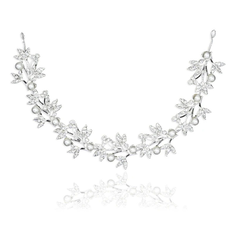 Bride Headwear Hair Accessories Wedding Women Pearl Leaf Headband Jewelry Alloy 652B
Bride Headwear Hair Accessories Wedding Women Pearl Leaf Headband Jewelry Alloy 652B