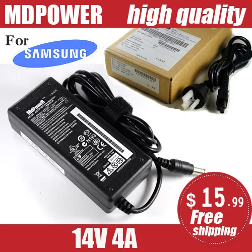 14V 4A For Samsung monitor LCD SyncMaster power supply AC adapter charger SVD5614 14V 3.215A 1.07A 1.786A 3.215A 4.14A S24A350H
14V 4A For Samsung monitor LCD SyncMaster power supply AC adapter charger SVD5614 14V 3.215A 1.07A 1.786A 3.215A 4.14A S24A350H