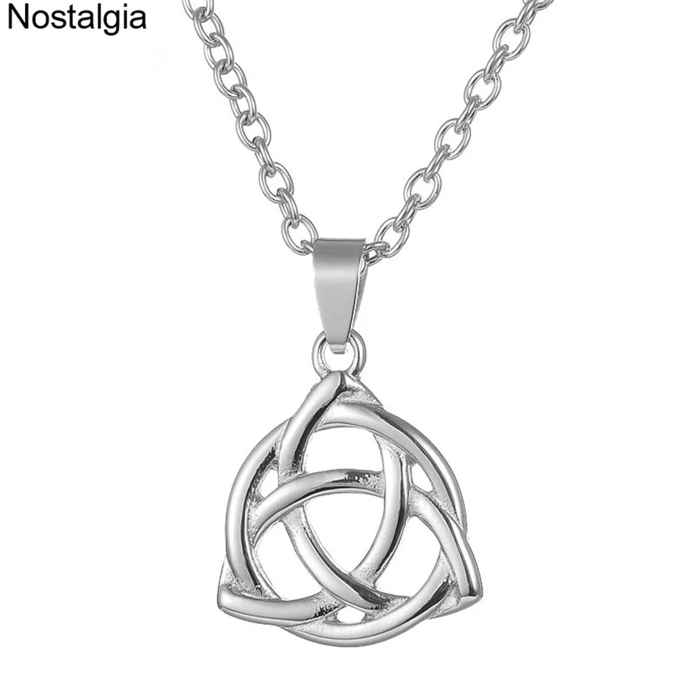 Irish Knots Stainless Steel Jewlery Trinity Symbol Triangle Pendant Necklace For Women
Irish Knots Stainless Steel Jewlery Trinity Symbol Triangle Pendant Necklace For Women