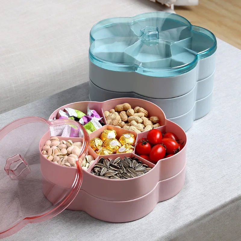 Creative Flower Type Candy Box Plastic Snack Storage Tray Family Snacks Partition Manager Box Party Wedding Candy Tray
Creative Flower Type Candy Box Plastic Snack Storage Tray Family Snacks Partition Manager Box Party Wedding Candy Tray