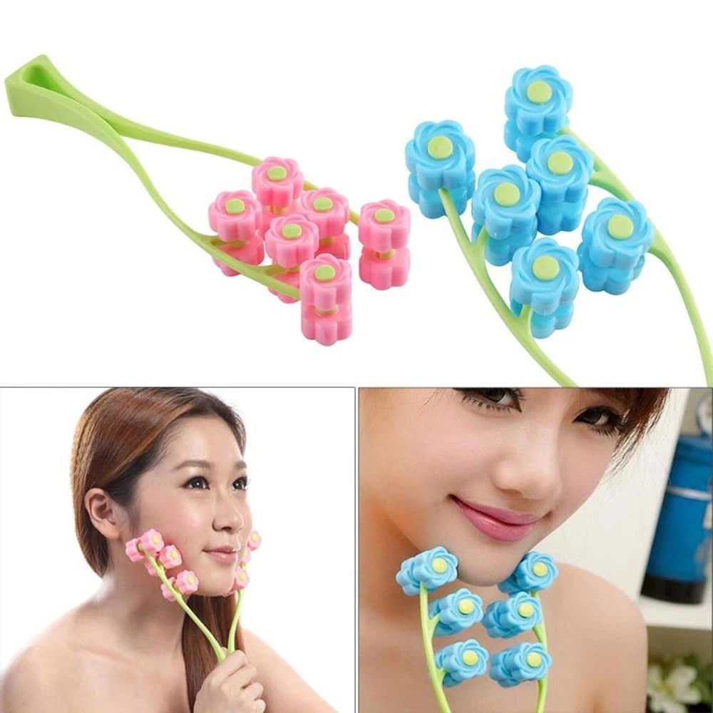 Facial Massager Roller Portable Flower Shape Face Roller Massager Anti Wrinkle Face-Lift Slimming Face Relaxation Beauty Tools
Facial Massager Roller Portable Flower Shape Face Roller Massager Anti Wrinkle Face-Lift Slimming Face Relaxation Beauty Tools