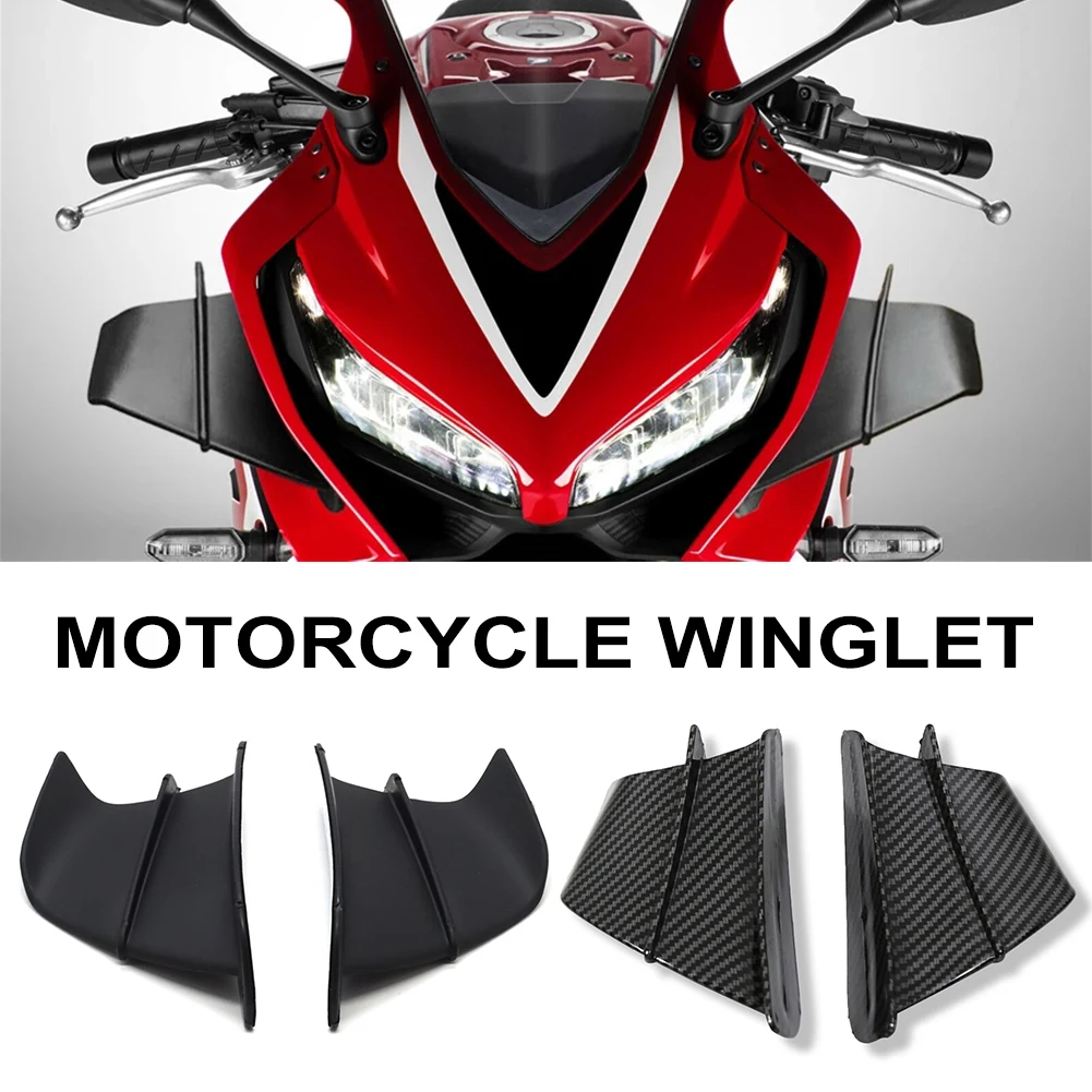 New Fashion Motorcycle Winglet Aerodynamic Spoiler Wing Carbon with Adhesive for Yamaha YZF R1 R6 R25 BMW S1000RR
New Fashion Motorcycle Winglet Aerodynamic Spoiler Wing Carbon with Adhesive for Yamaha YZF R1 R6 R25 BMW S1000RR