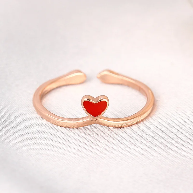 Popular New Exquisite Red Peach Heart Tail Ring Adjustable Opening Ring Female Fresh Fashion Jewelry Jewelry Wholesale
Popular New Exquisite Red Peach Heart Tail Ring Adjustable Opening Ring Female Fresh Fashion Jewelry Jewelry Wholesale