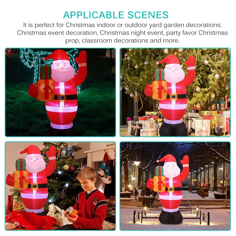 LED Light Inflatable Model Christmas Snowman Colorful Rotate Airblown Dolls Toys For Household Parties Accessories
LED Light Inflatable Model Christmas Snowman Colorful Rotate Airblown Dolls Toys For Household Parties Accessories